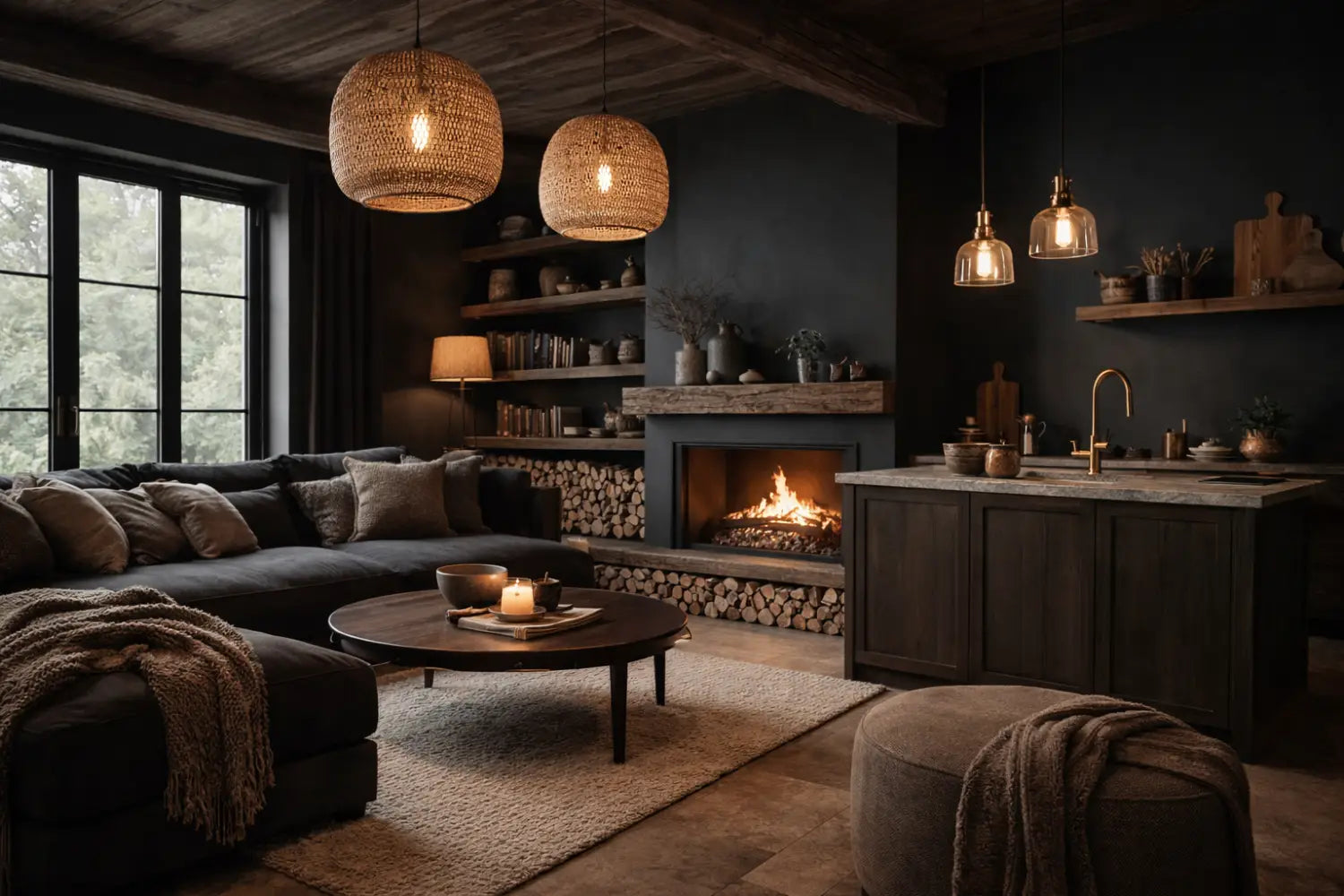 Donkere kleuren in het interieur: stijlvol warm en verrassend tijdloos