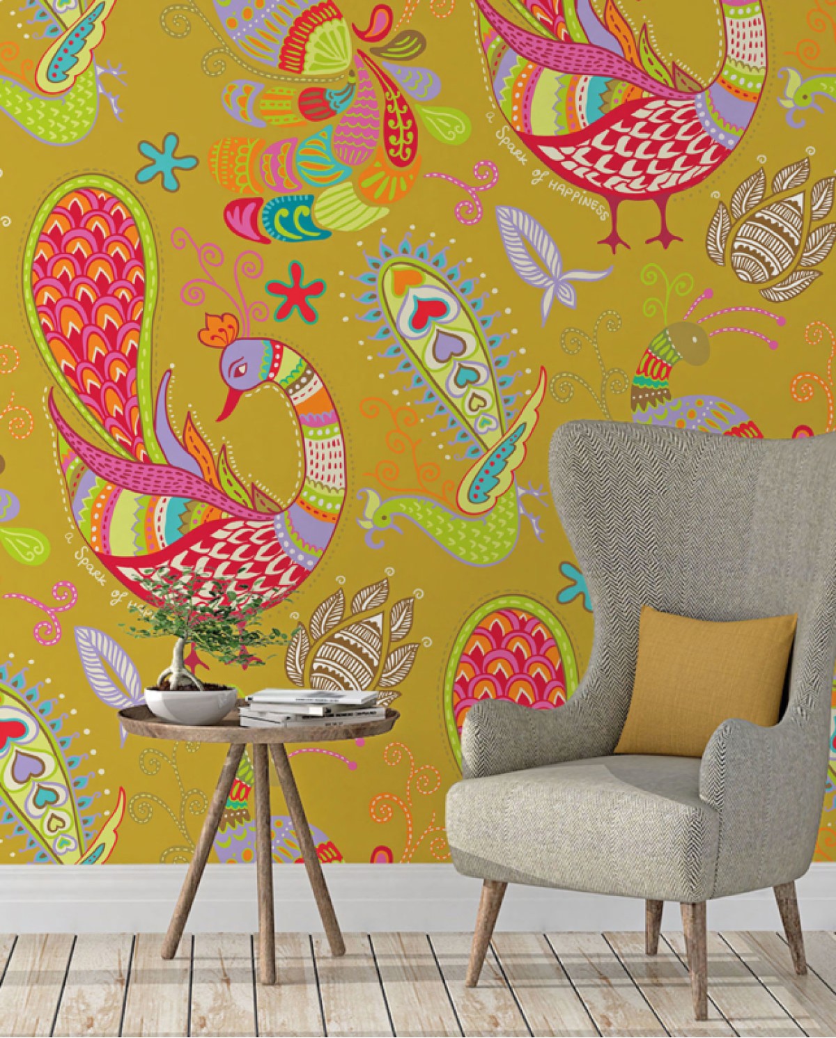 Happy Living by a Spark of Happiness TD4019