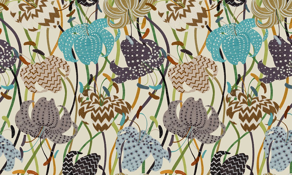 Arte Missoni Home Wallcoverings 03 Lilium 10230