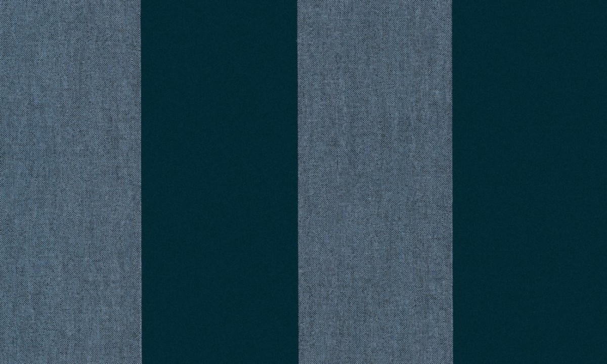Flamant Les Rayures 18115 Stripe Velvet and Lin Midnight Blue
