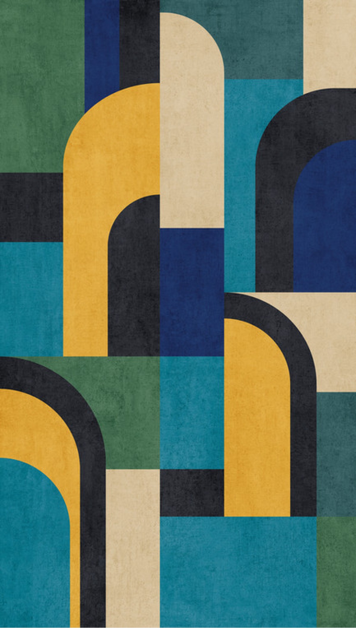 One Roll One Motif A51902 Modernism Shapes
