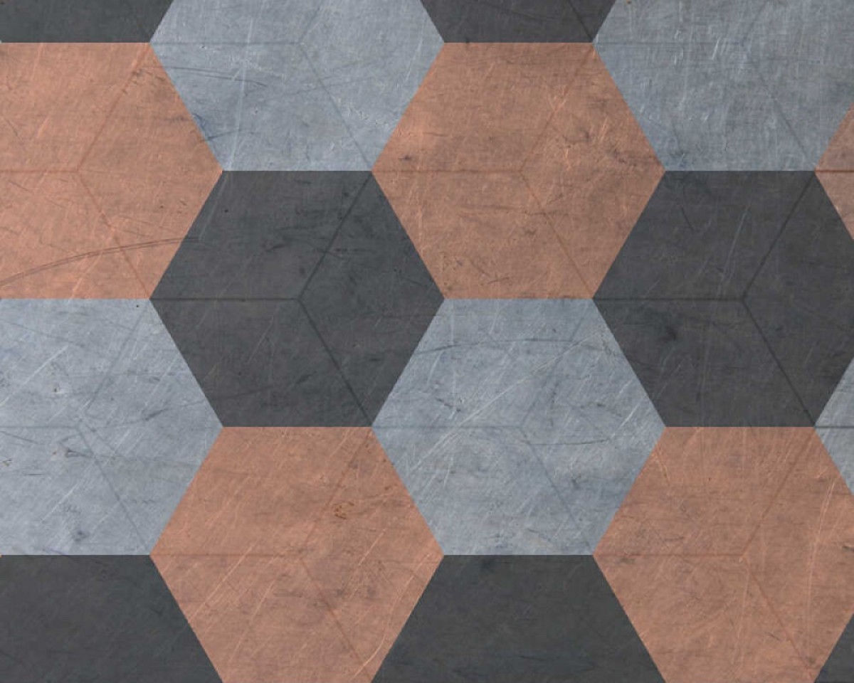 Designwalls II DD123560 Vintage Hexagon 2