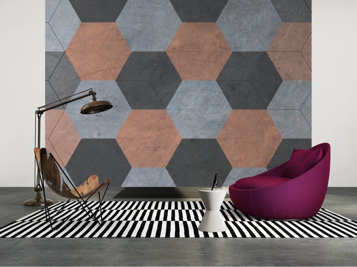 Designwalls II DD123560 Vintage Hexagon 2