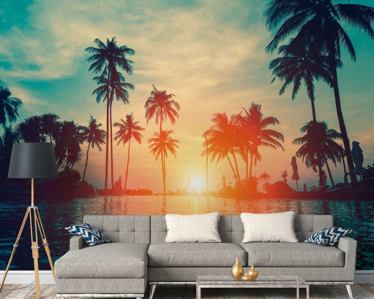 Designwalls II DD123680 Sunset & Palms