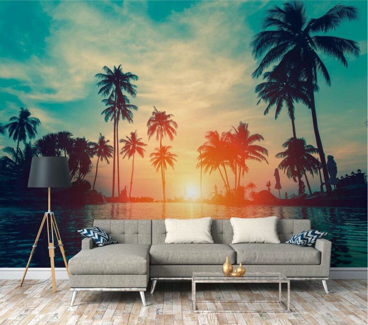 Designwalls II DD123680 Sunset & Palms