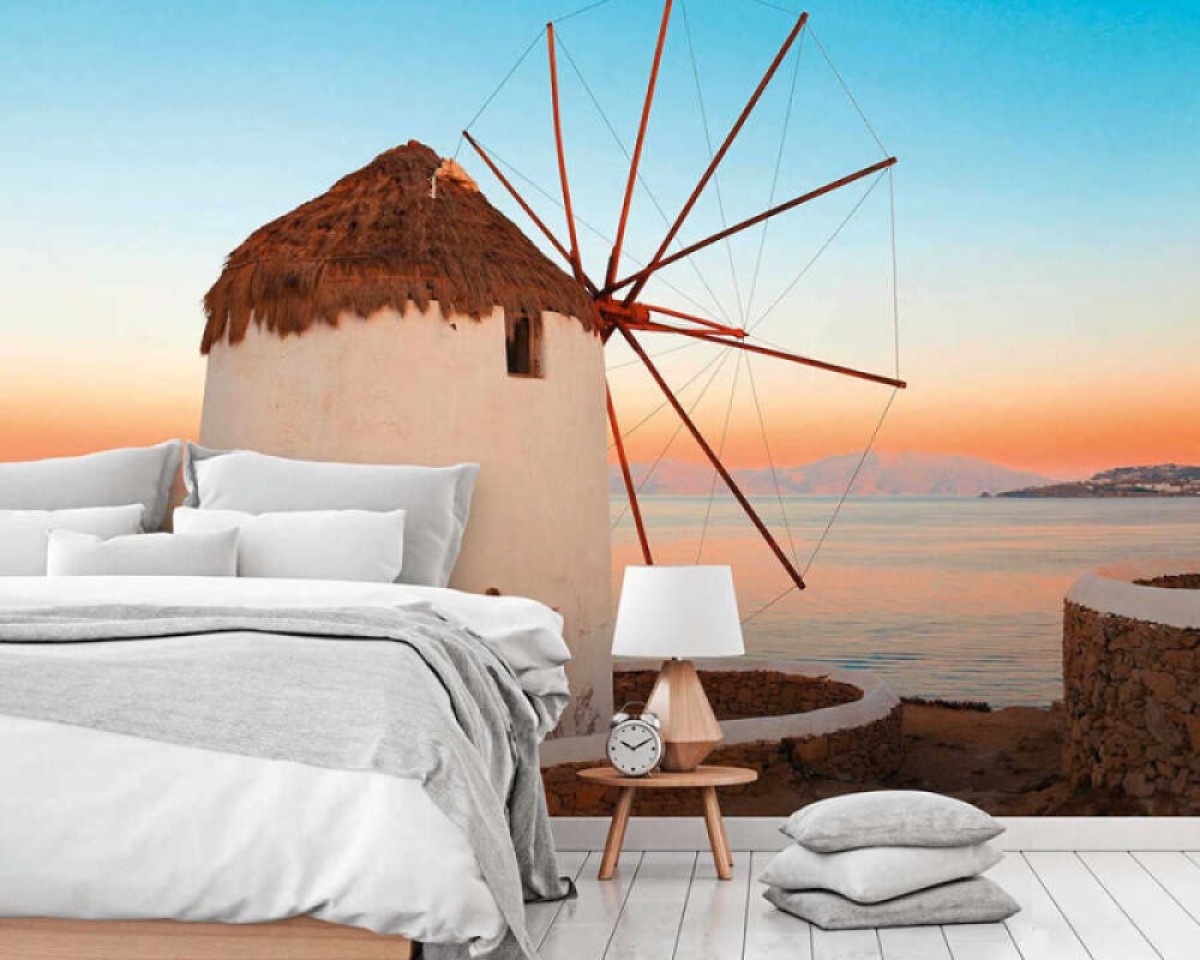 Designwalls II DD123696 Greek Windmill