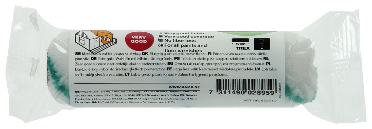 Anza Titex Elite muurverfrol Mini 10cm 1044656