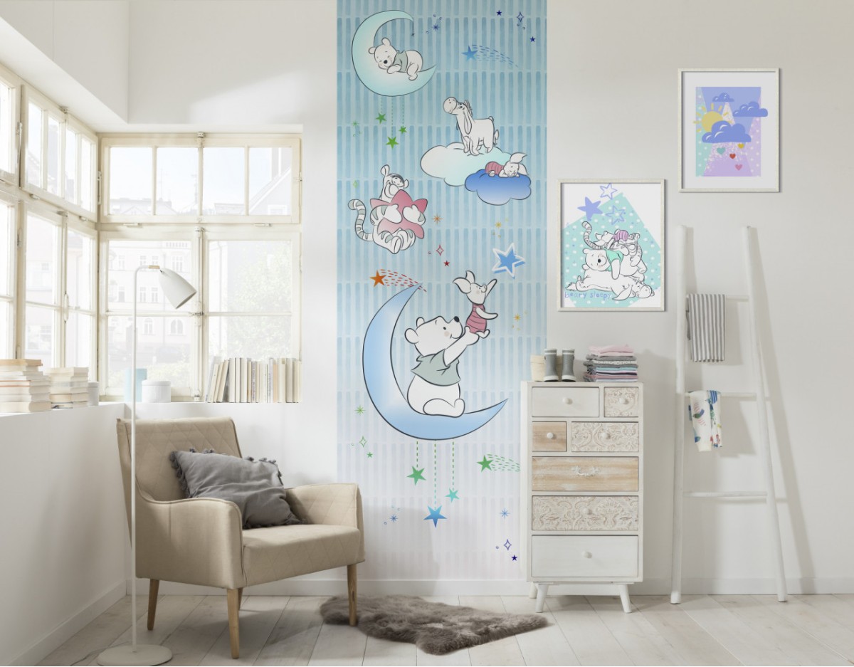 Komar Disney Edition 4 DX2-082 "Winnie Pooh Piglet and Stars"