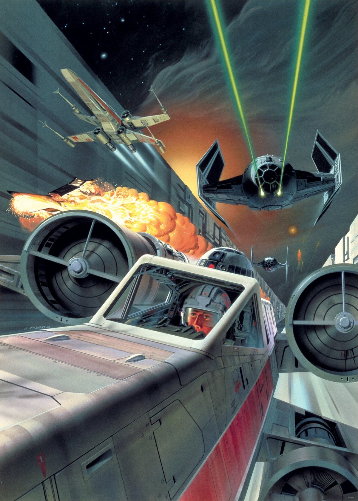 Komar Disney Edition 4 DX4-042 "Star Wars Classic Death Star Trench Run"