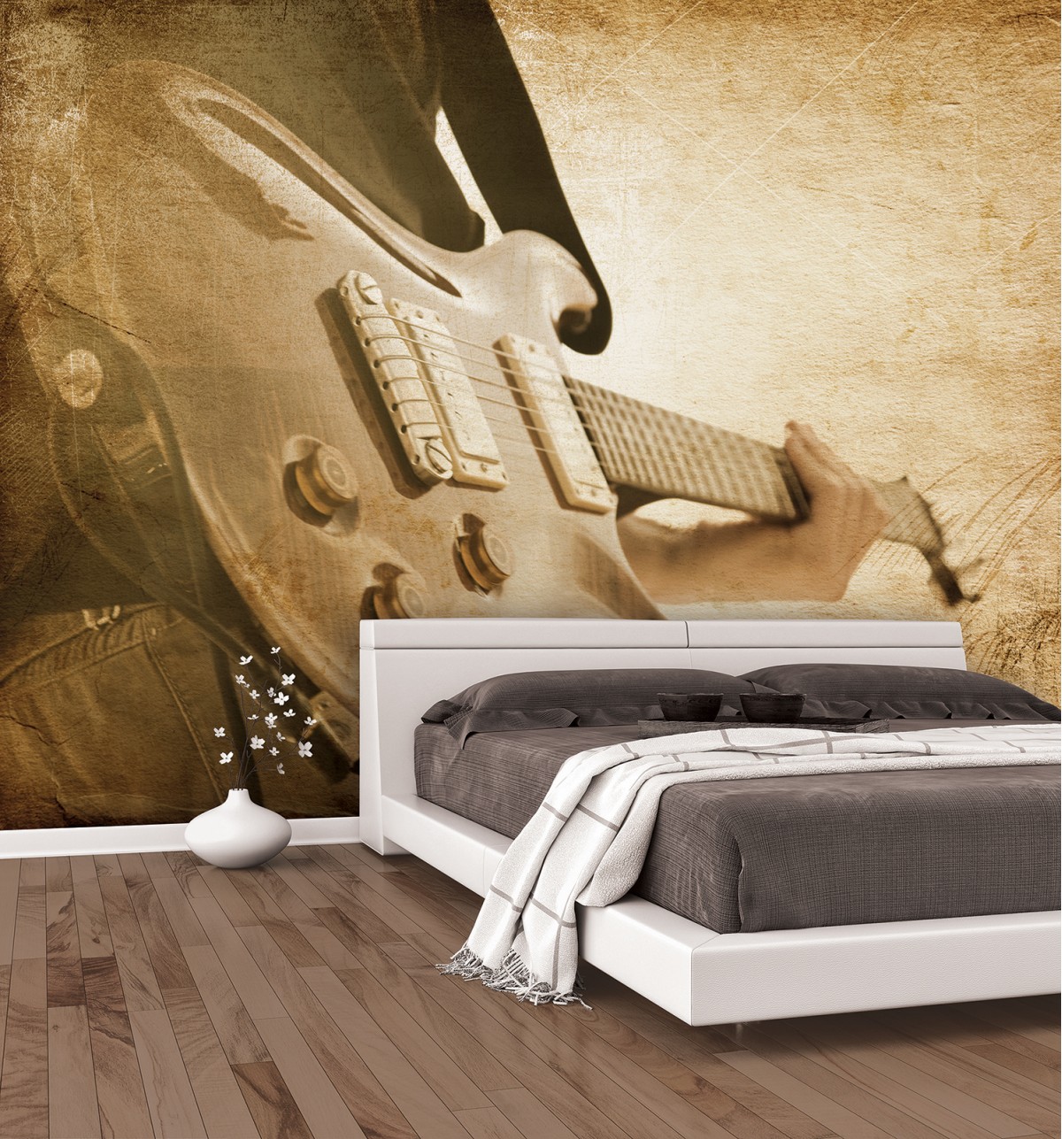 Grunge Sepia Guitar G45283