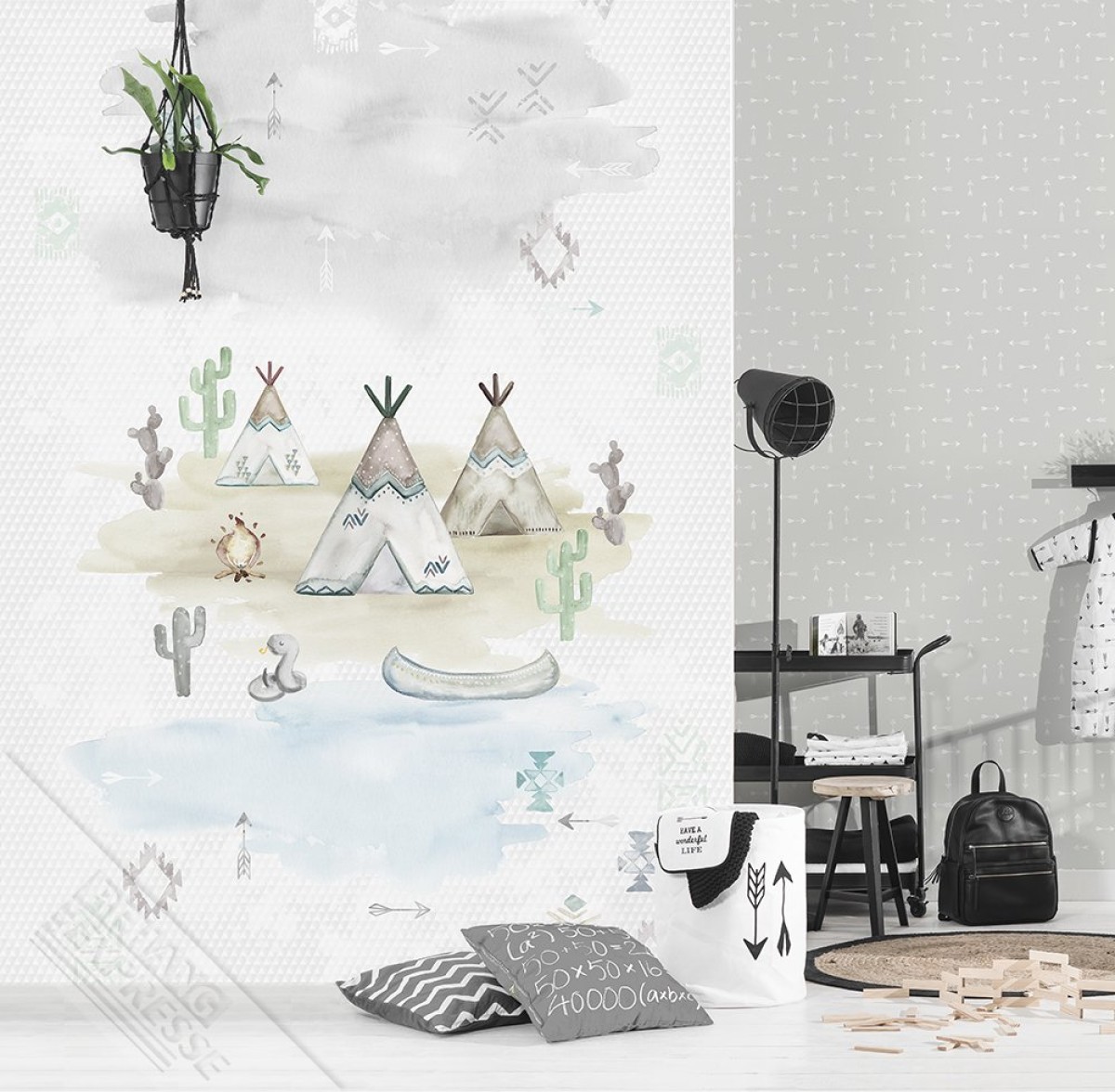 Kay & Liv Tipi Time Grey INK7036