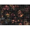 Komar Ink INX8-080 Tiles Flowers