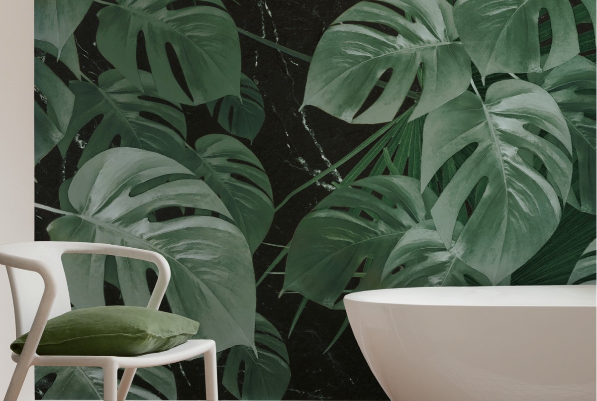 Pure2 P035-VD2 Monstera On Marble