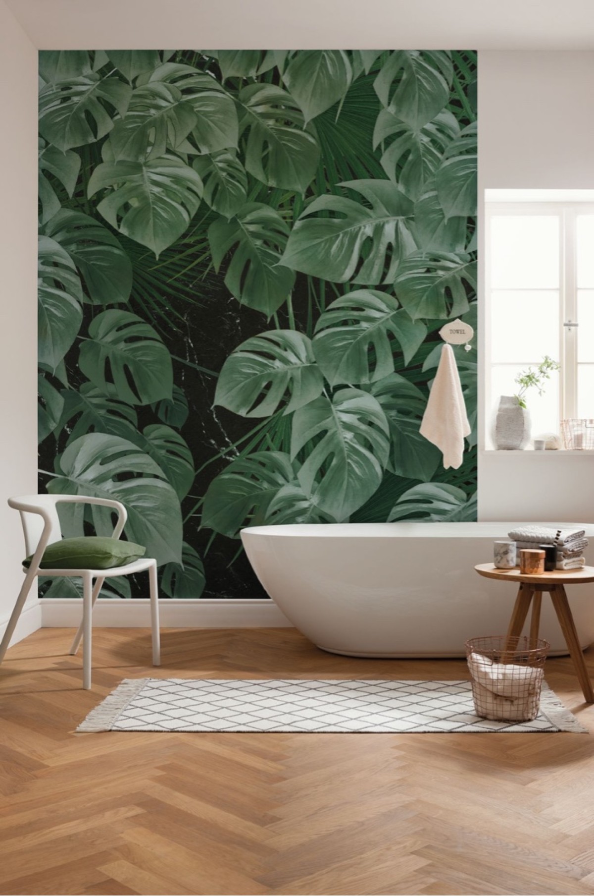 Pure2 P035-VD2 Monstera On Marble