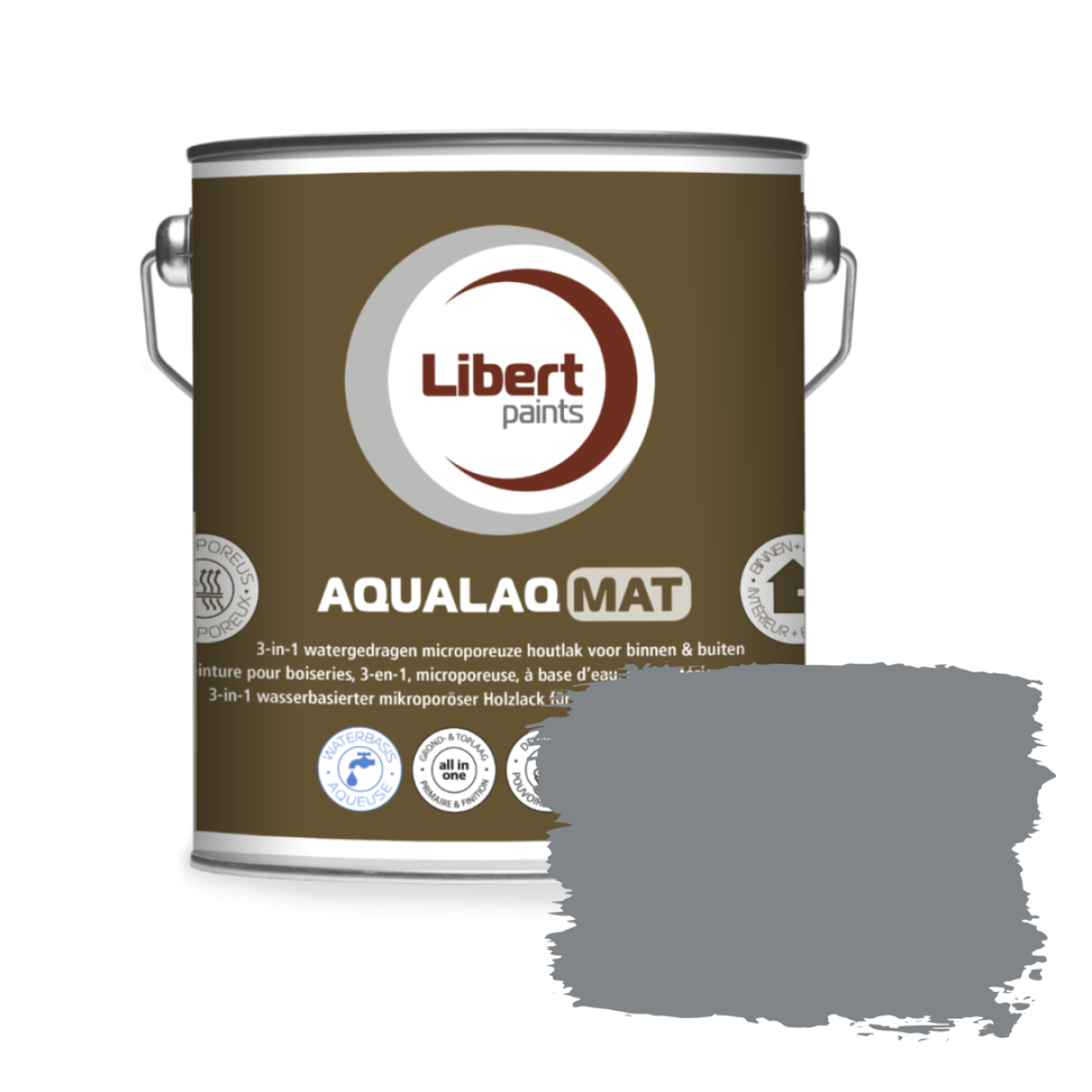 Libert Aqualaq Mat RAL 7046