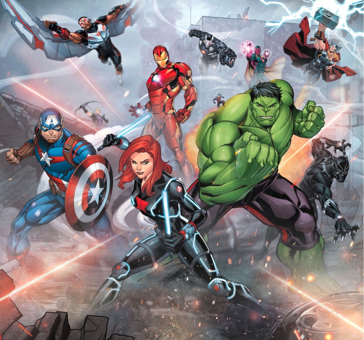Komar Into Wonderland IADX6-074 "Avengers Street Revenge"