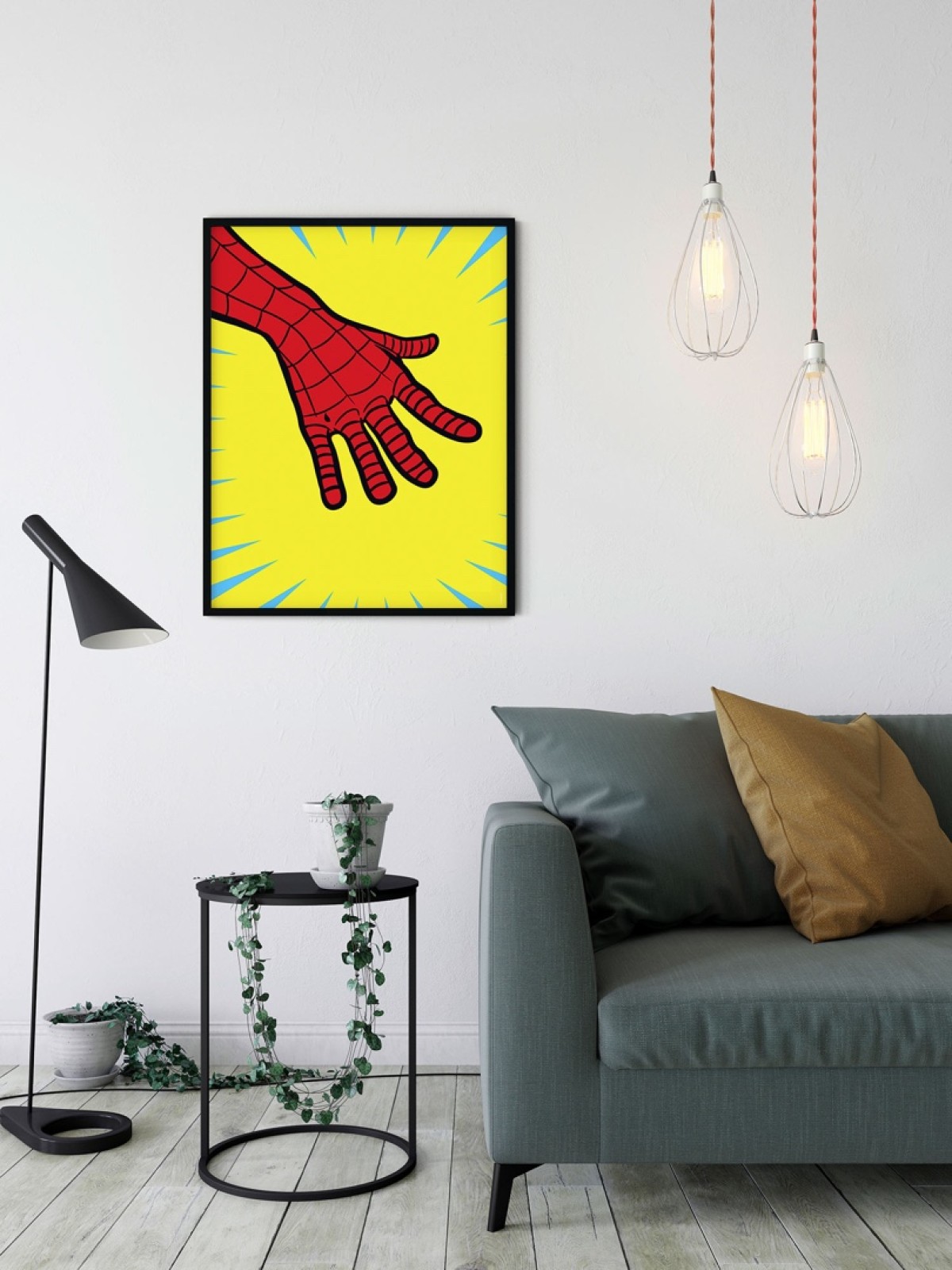 Komar Into Wonderland WB-M-016-50X70 "Marvel PowerUp Spider-Man Hand"