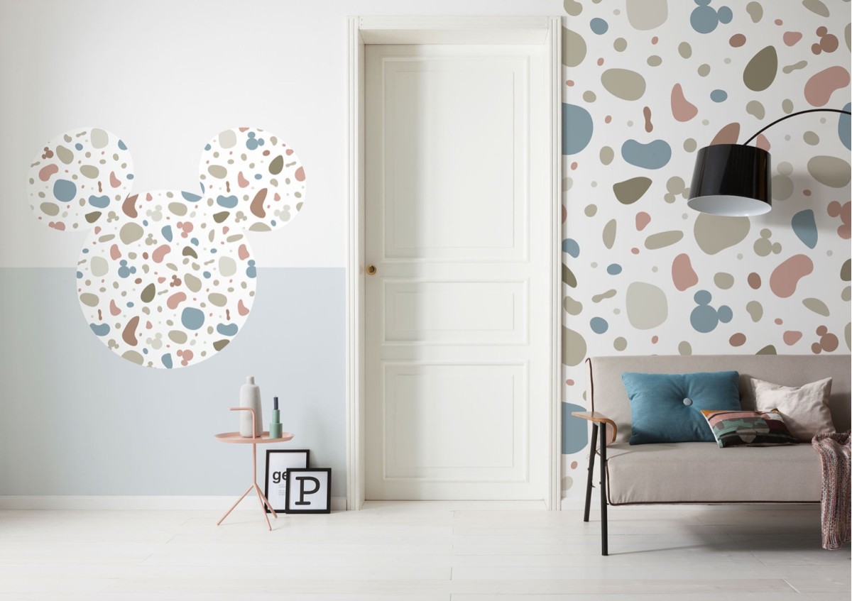 Komar Into Wonderland DD1-068 "Mickey Head Terrazzo Bambino"