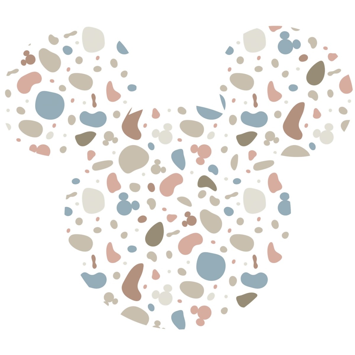 Komar Into Wonderland DD1-068 "Mickey Head Terrazzo Bambino"