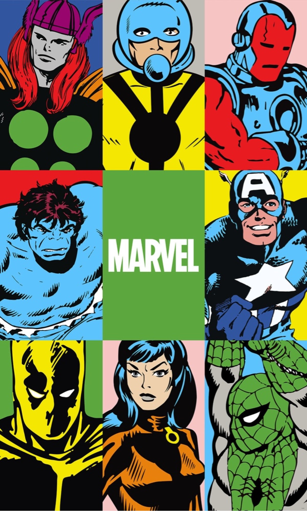 Komar Into Wonderland DX3-153 "Marvel PowerUp Team"