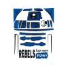 Komar Into Wonderland KR181-S-40x60 "Star Wars R2D2 More Fun" 