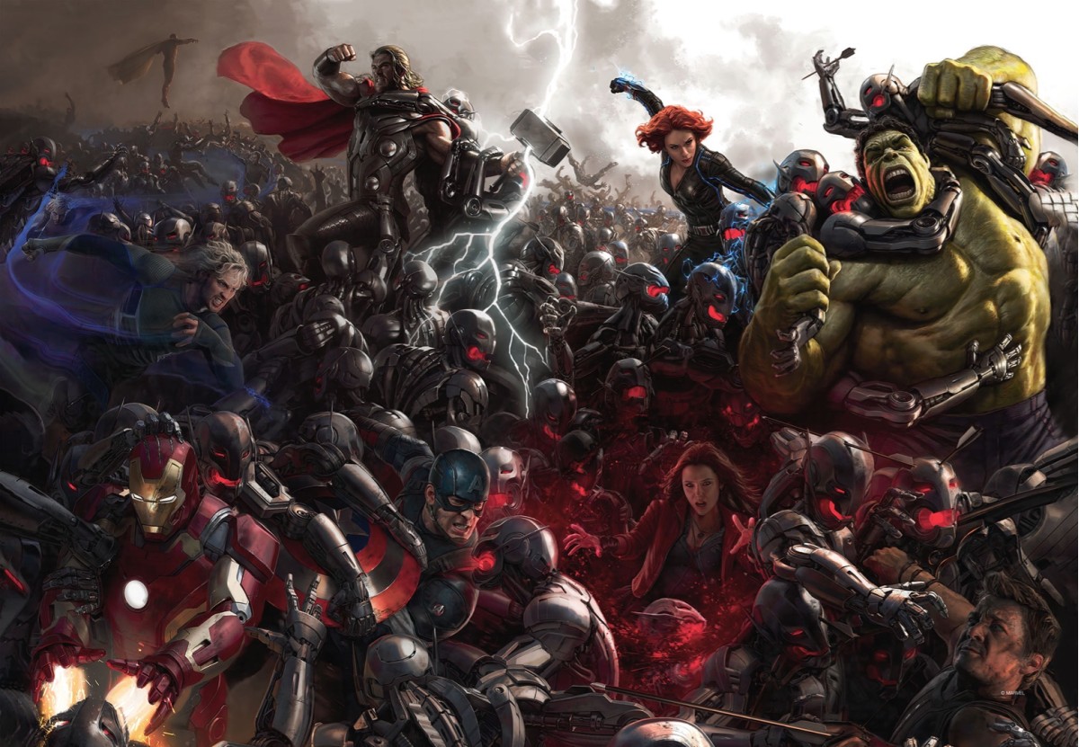Komar Into Wonderland KR196-M-40X60 "Avengers War"