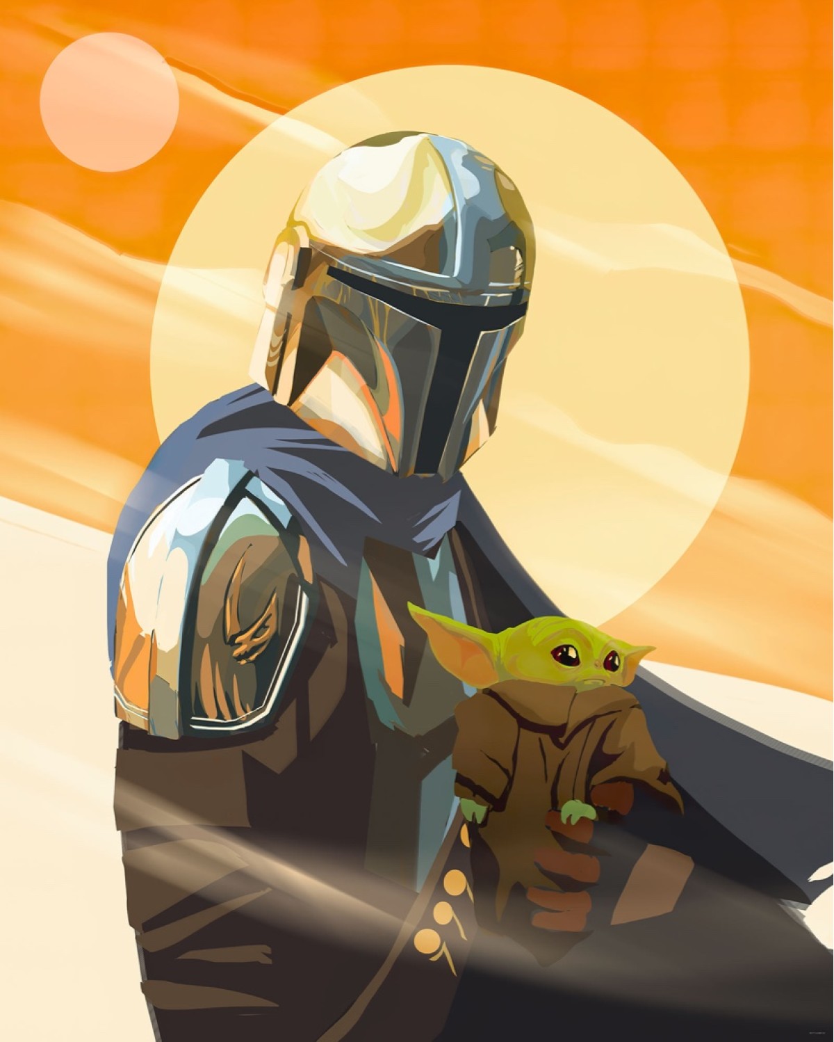 Komar Into Wonderland IADX4-094 "The Mandalorian - Hunt for Grogu"