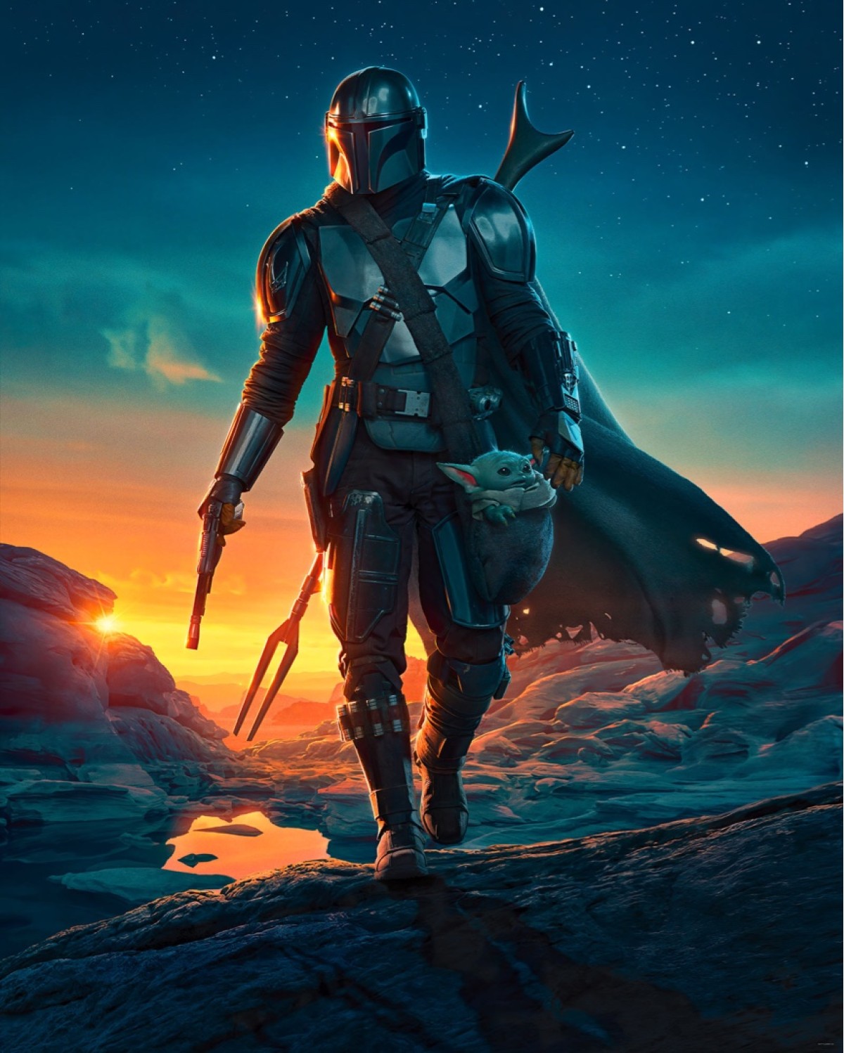 Komar Into Wonderland IADX4-095 "The Mandalorian Gunslingers"