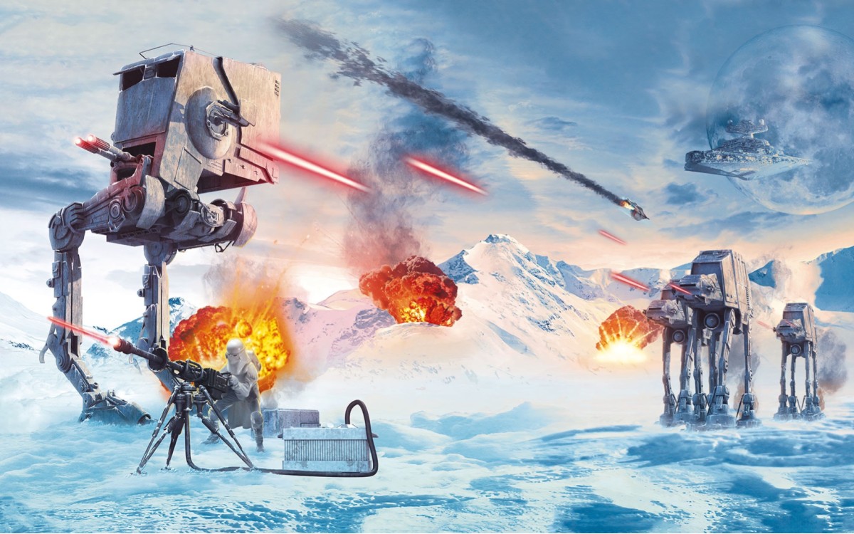 Komar Into Wonderland IADX8-118 "Star Wars Hoth Showdown"