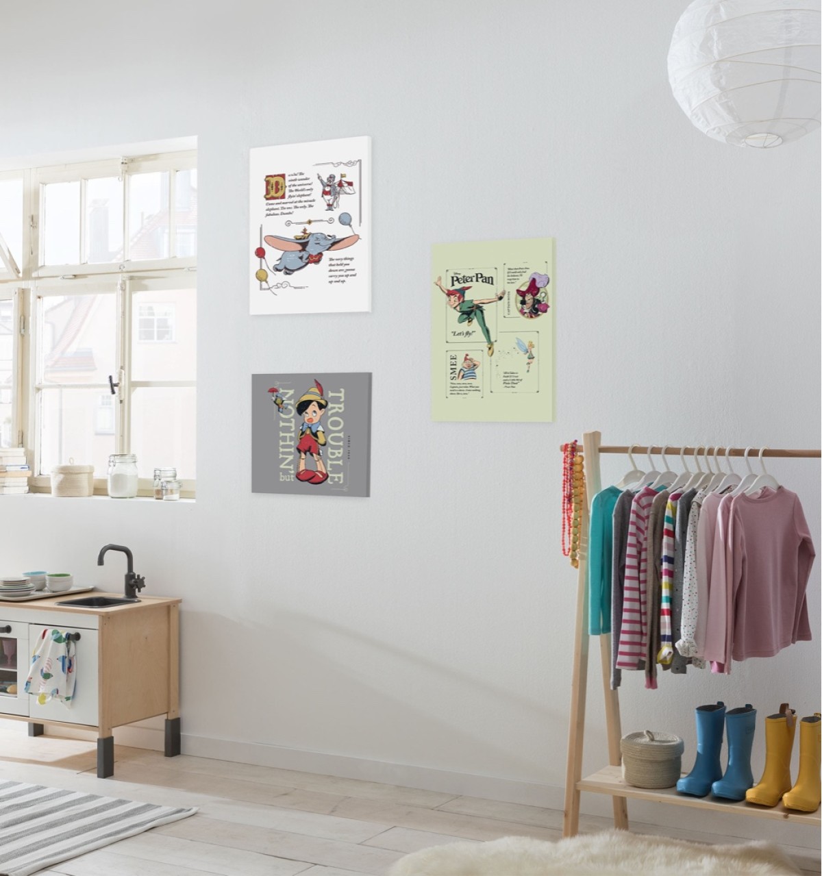 Komar Into Wonderland KR163-D-40X60 "Peter Pan - Let´s Fly!"