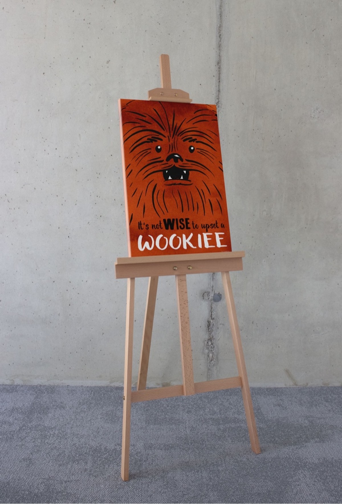 Komar Into Wonderland KR180-S-40X60 "Star Wars Don´t Upset Wookiee"
