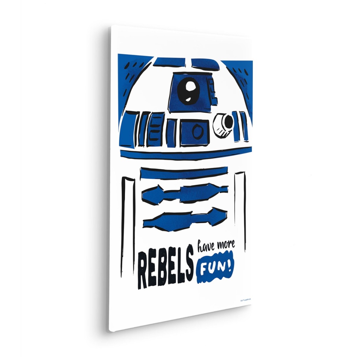 Komar Into Wonderland KR181-S-40x60 "Star Wars R2D2 More Fun"