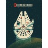 Komar Into Wonderland WB-SW-032-50x70 "Star Wars - Geeky Millennium Falcon"