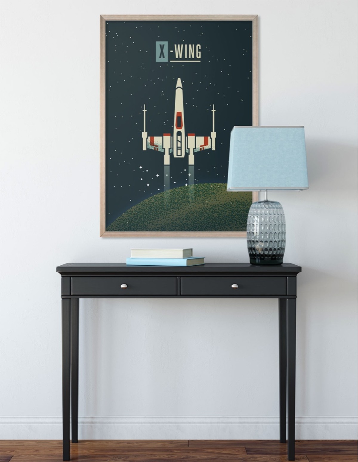 Komar Into Wonderland WB-SW-033-50x70 "Star Wars - Geeky X-Wing"