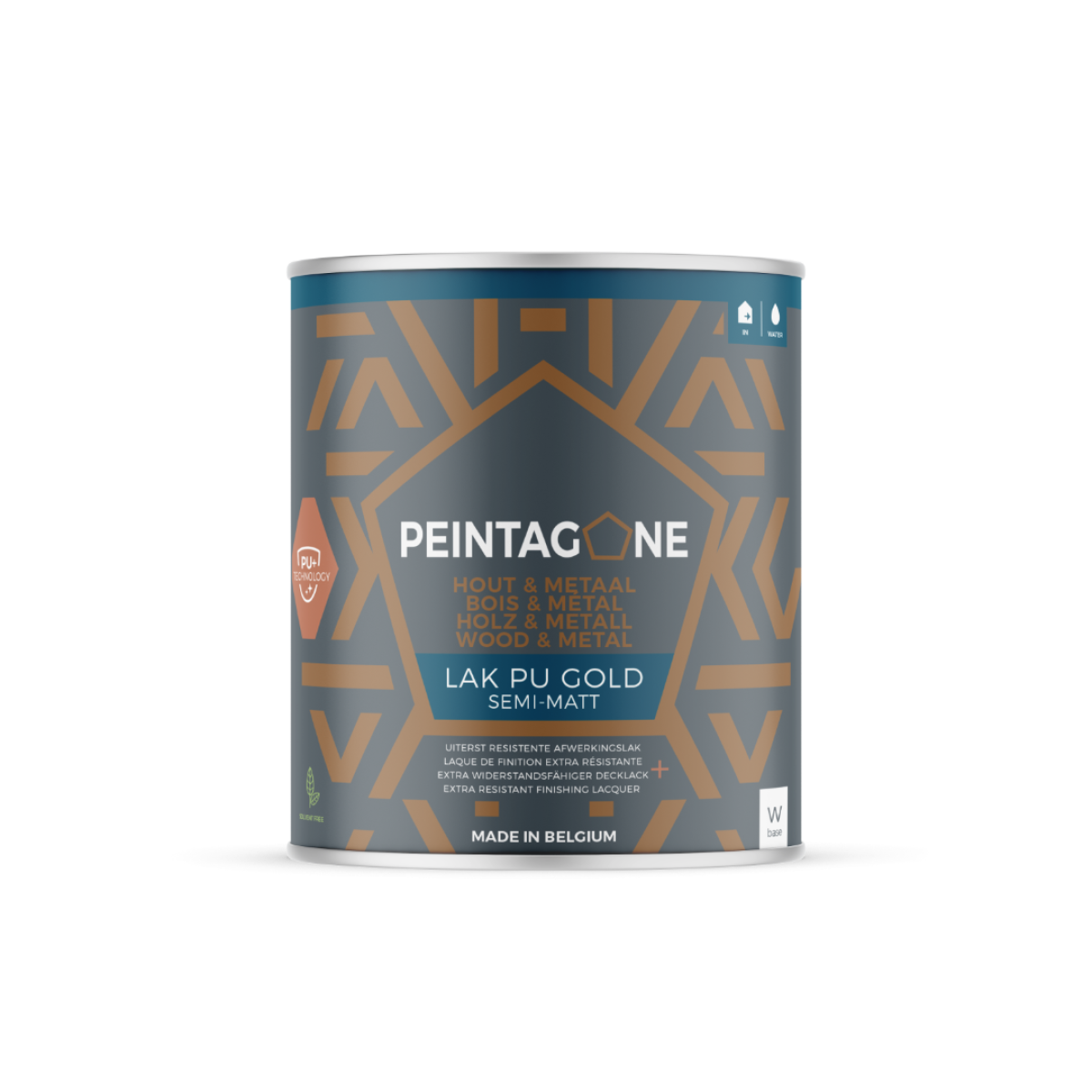 Peintagone Lak PU Gold Semi-Mat