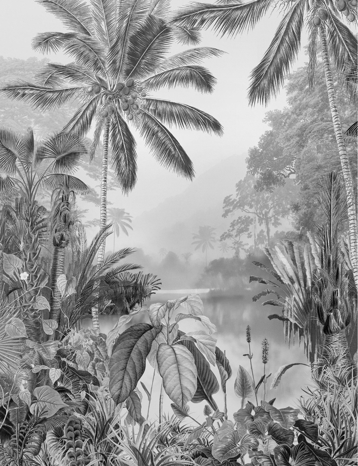 Komar RAW R2-008 LAC Tropical Black & White