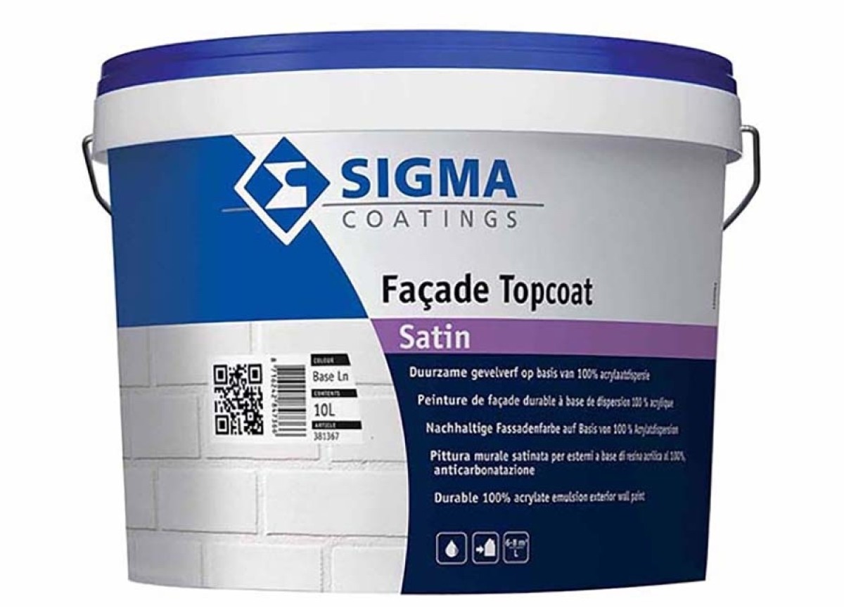 Sigma Façade Topcoat Satin In Kleur