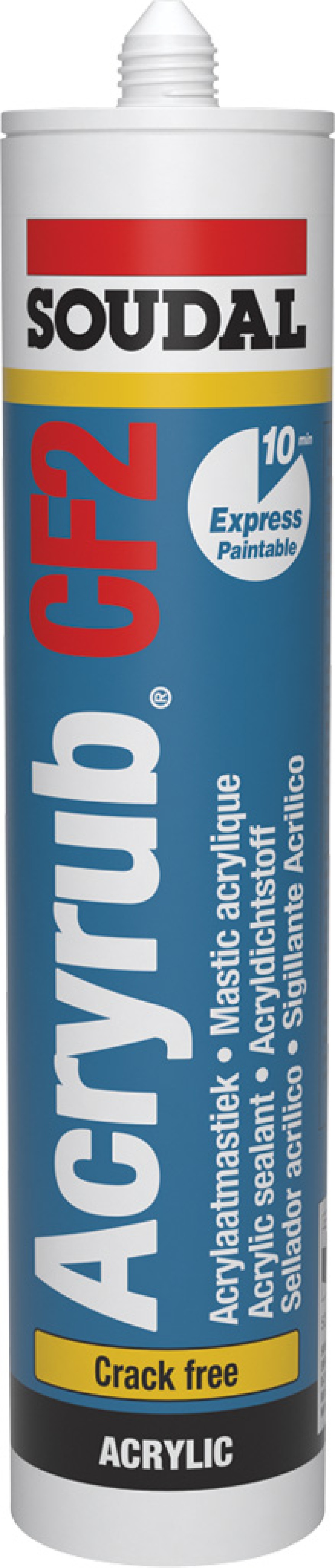 Soudal Acryrub CF2 wit 310ml 121616