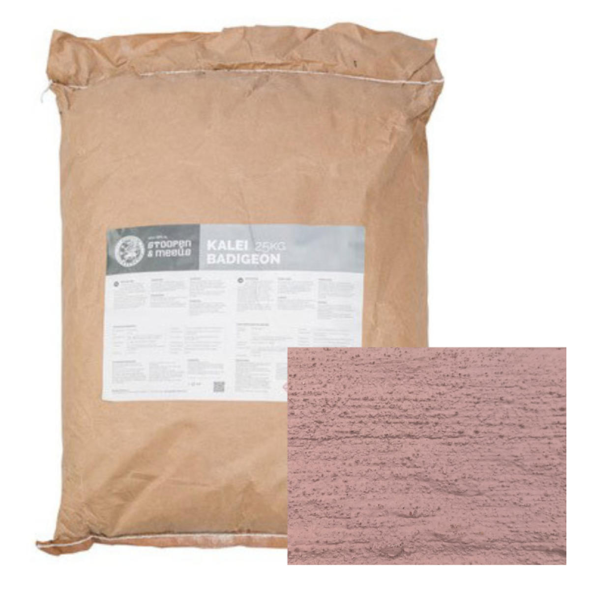 Kalei Stoopen en Meeus 25kg + Kleurstof Knossos 109