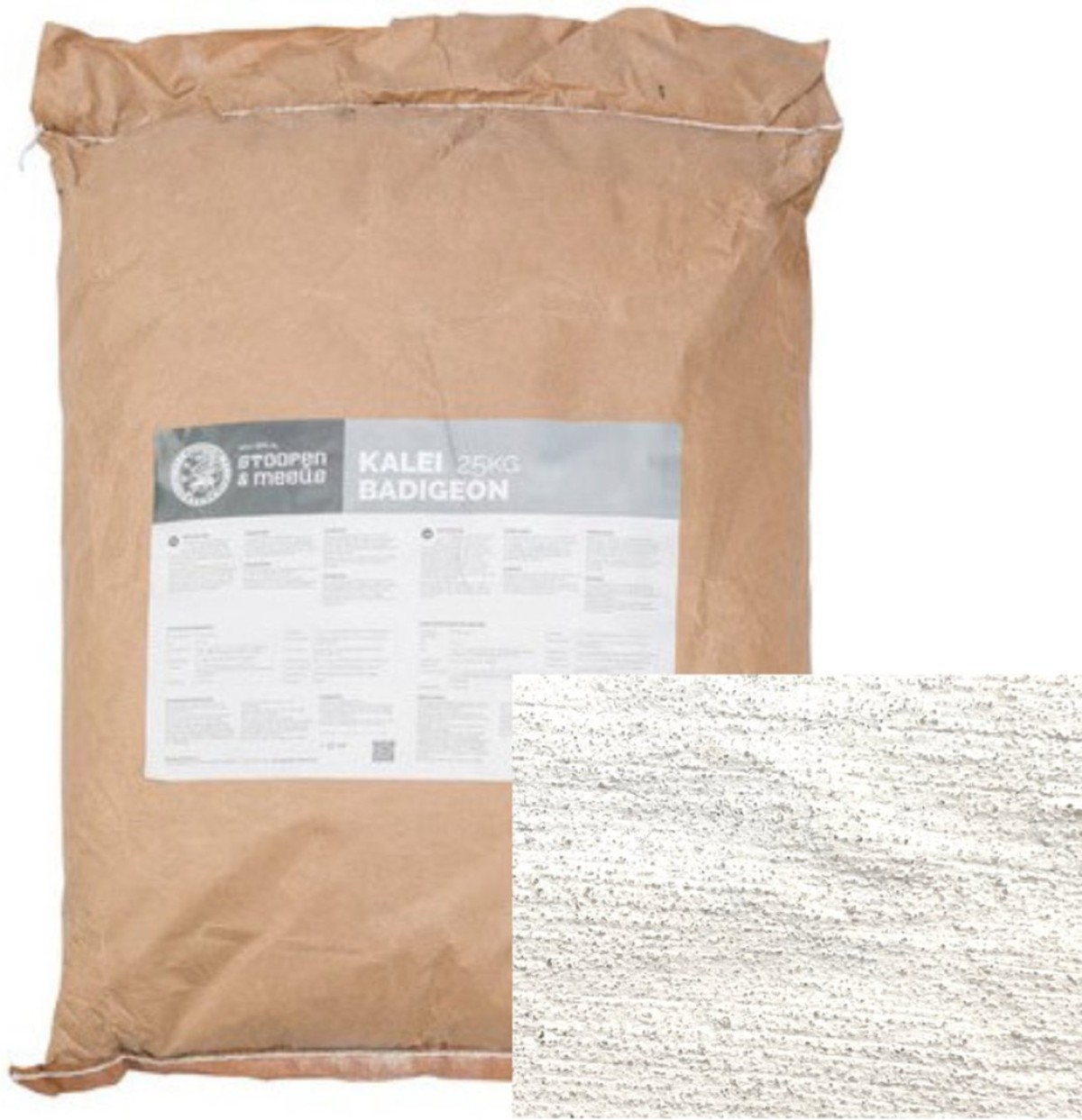 Kalei Stoopen en Meeus 25kg + Kleurstof Ivory 101