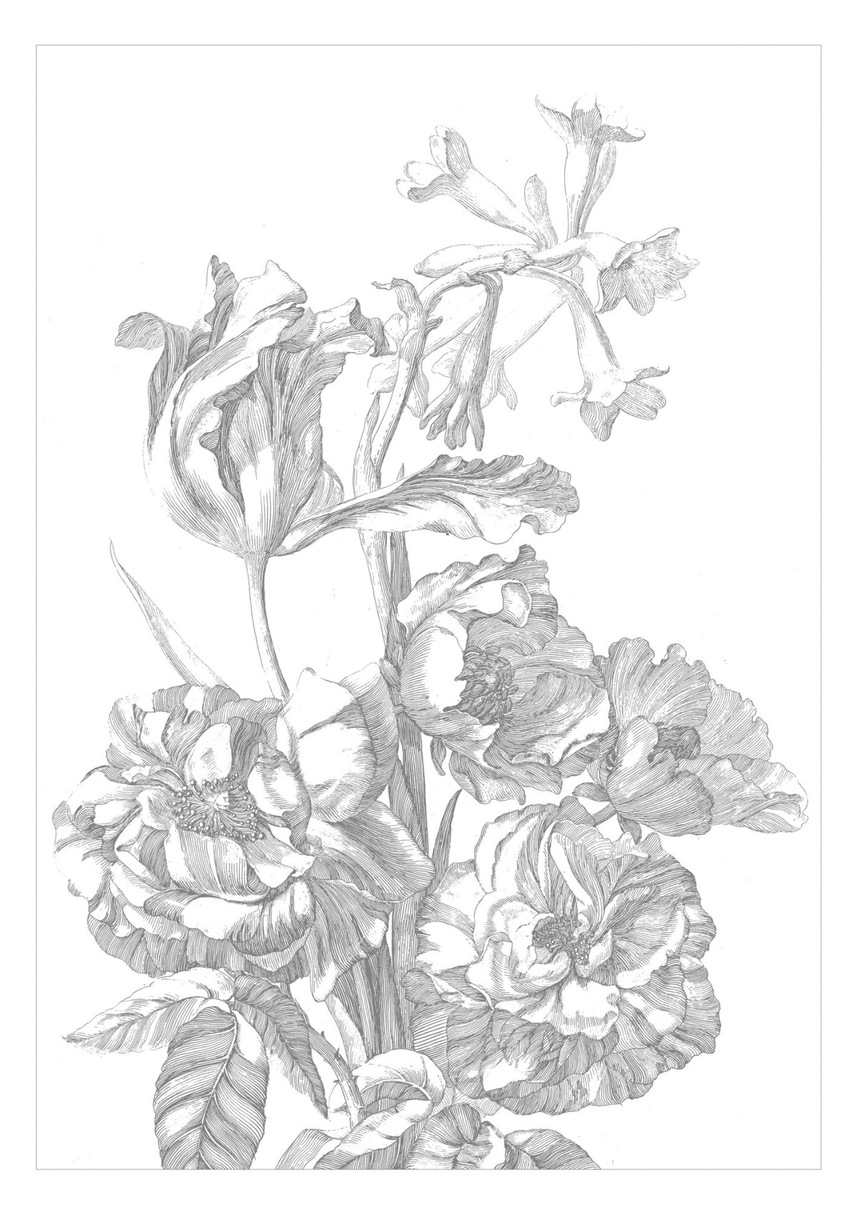Kek Amsterdam Engraved Flowers WP-668