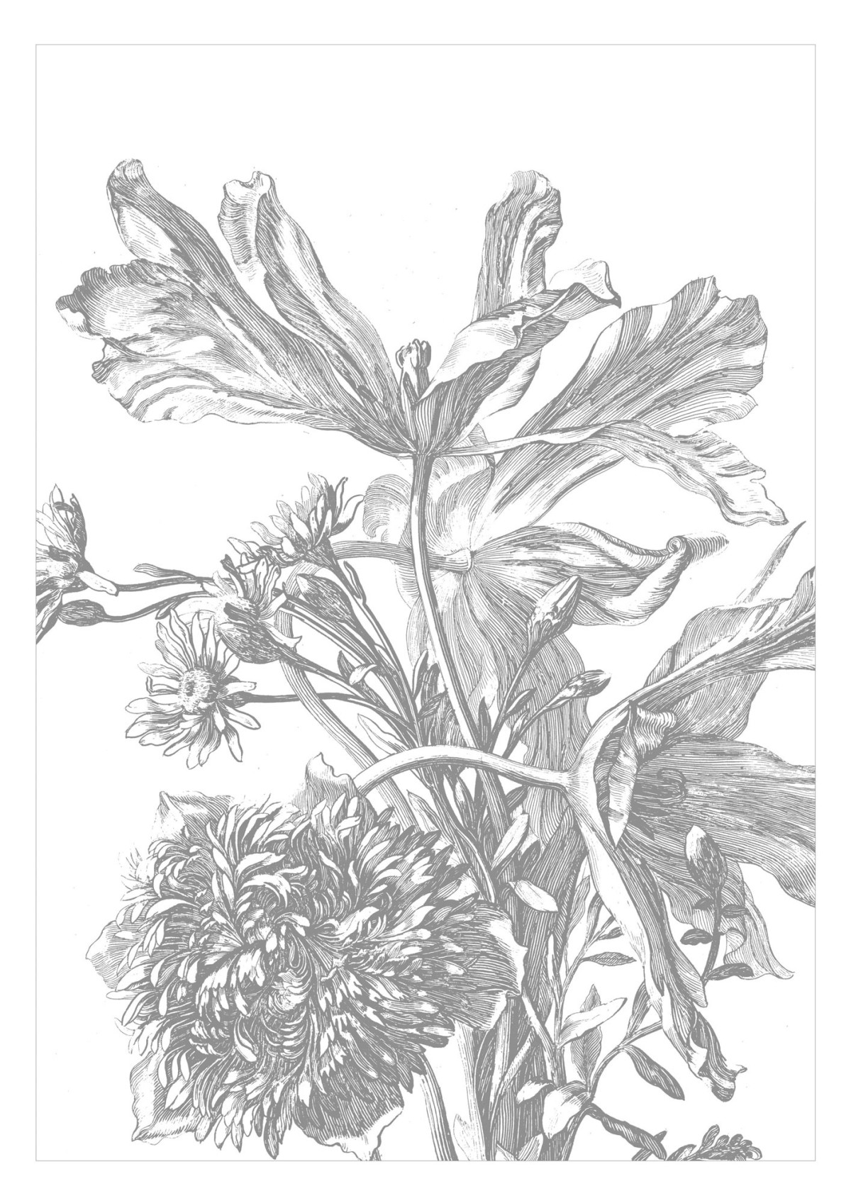 Kek Amsterdam Engraved Flowers WP-669