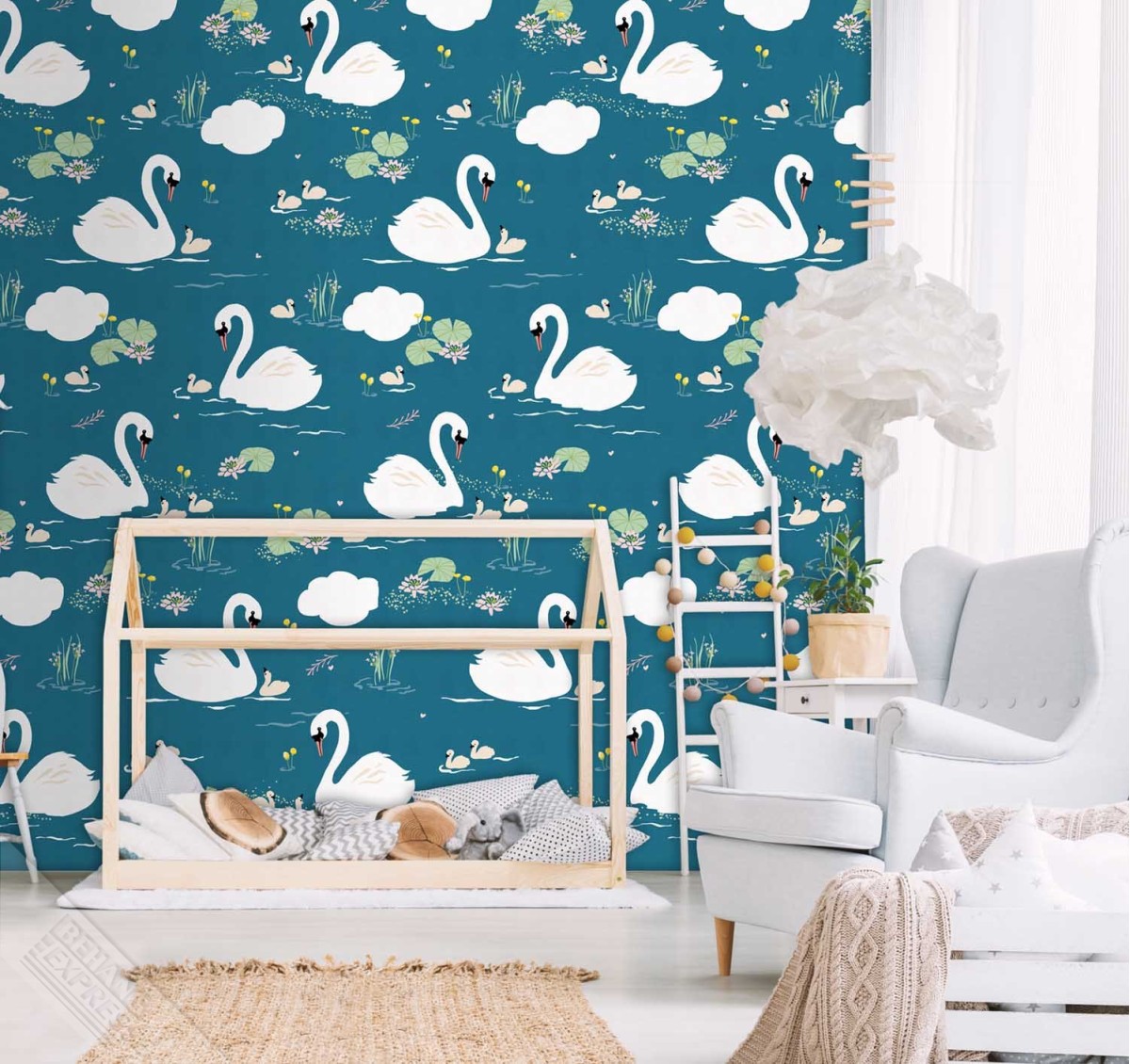 Kate & Andy By INGK INK7475 Swans