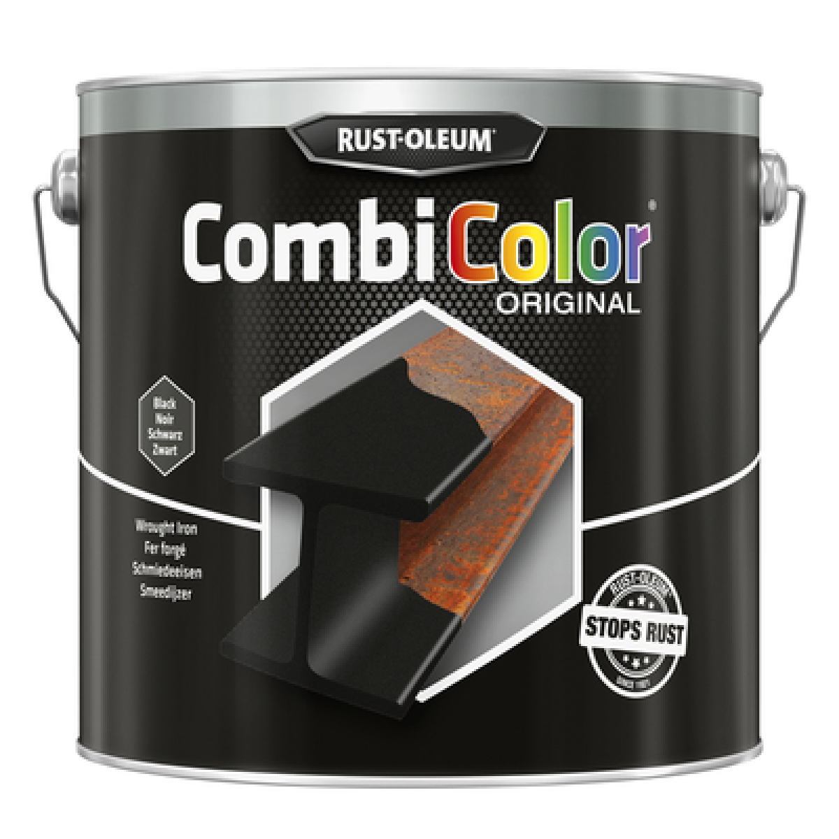Rust-Oleum Combicolor Smeedijzer Zwart 2,5L