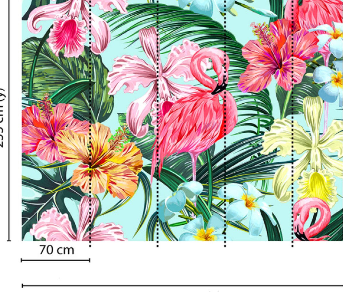 Designwalls DD118564 Flamingo Arte 1