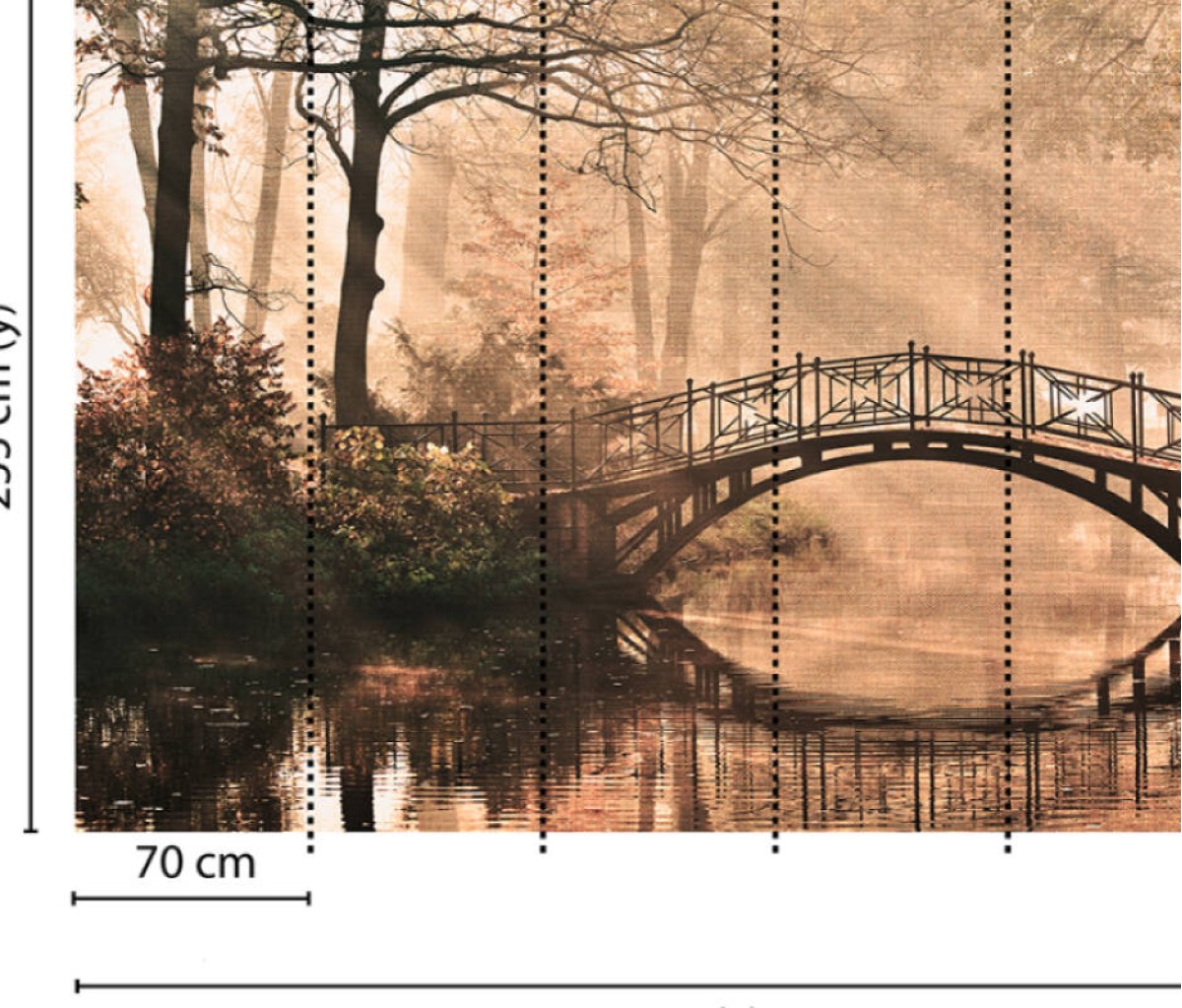 Designwalls DD118624 Park Bridge 2