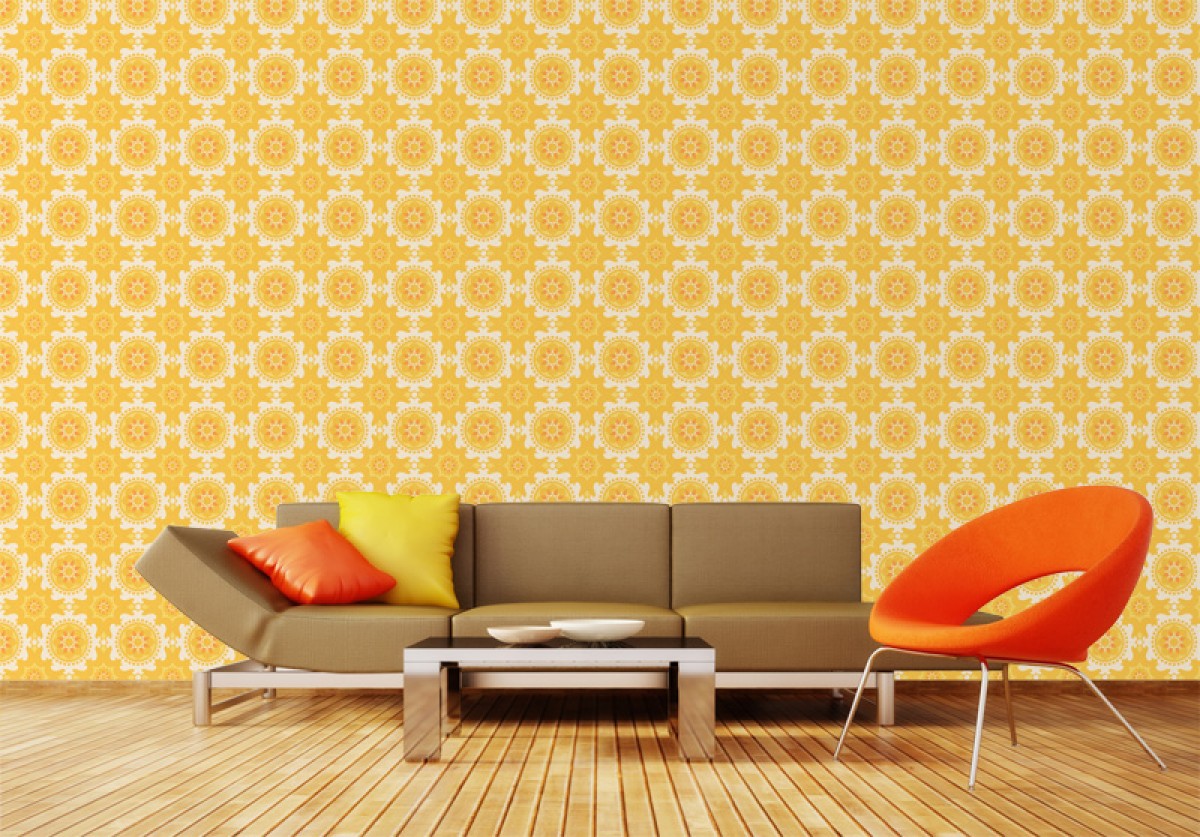 Seventies Retro fotobehang S737a