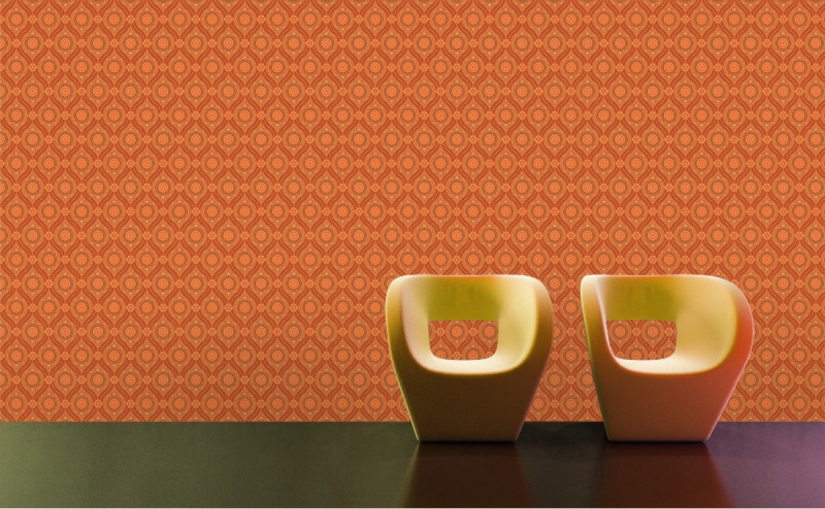 Seventies Retro fotobehang S714