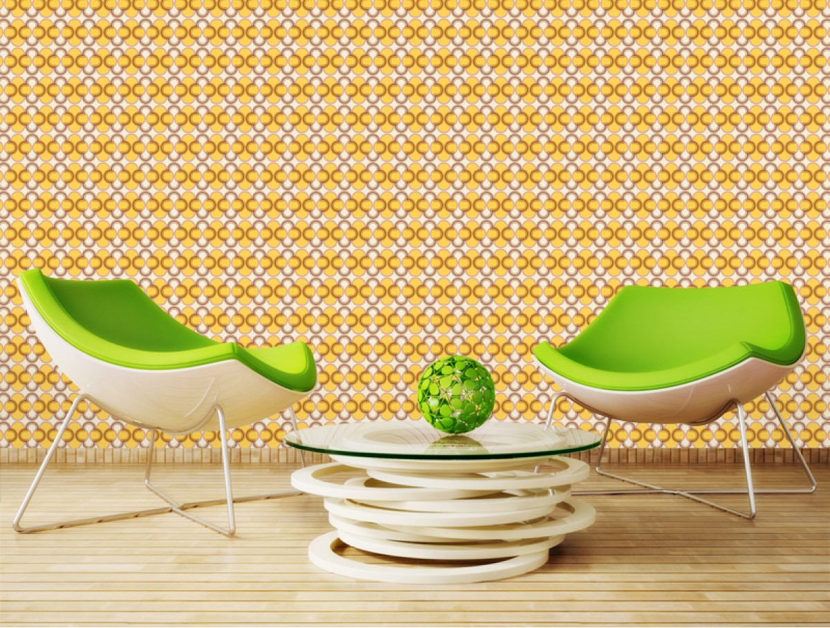 Seventies Retro fotobehang S723a