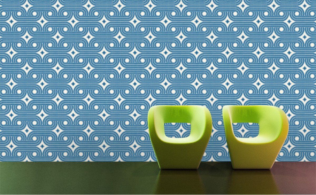 Seventies Retro fotobehang S725b